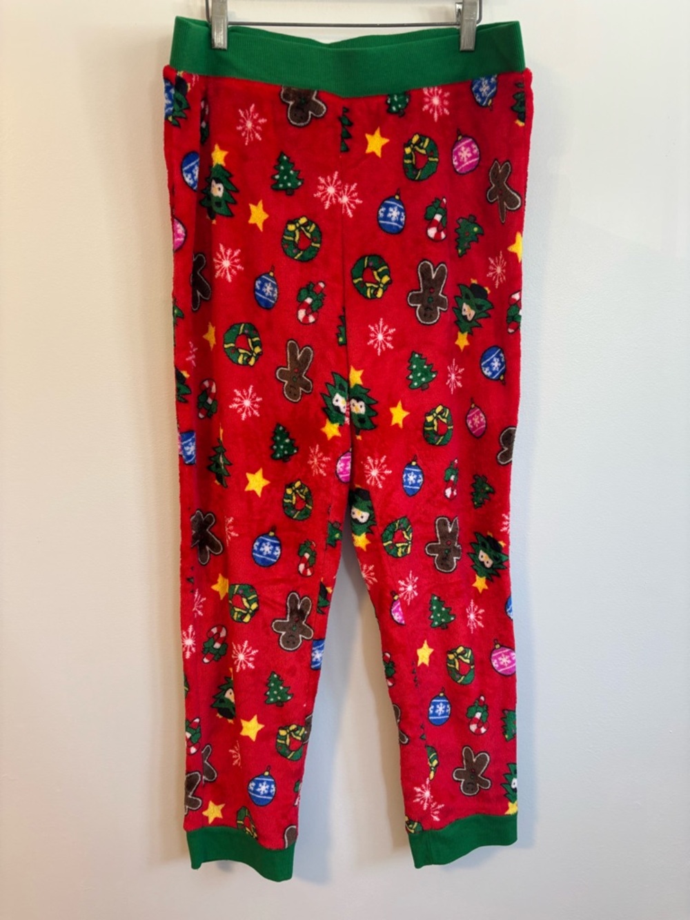 GEORGE Red Fleece Christmas Pyjama Pants Size XL